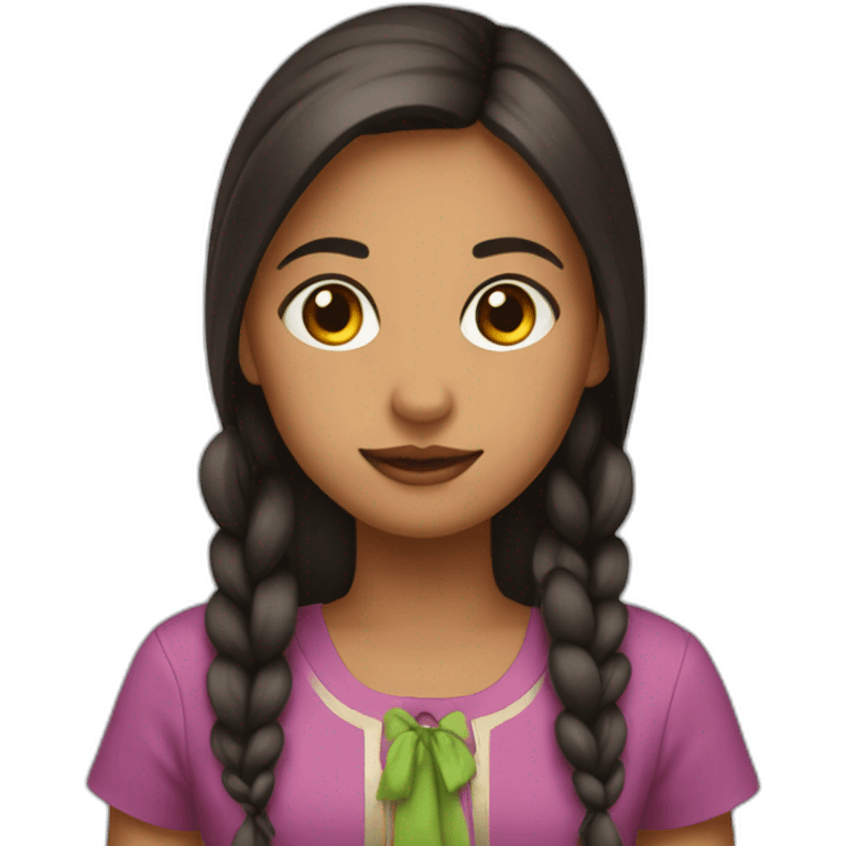 Hija enfadada emoji