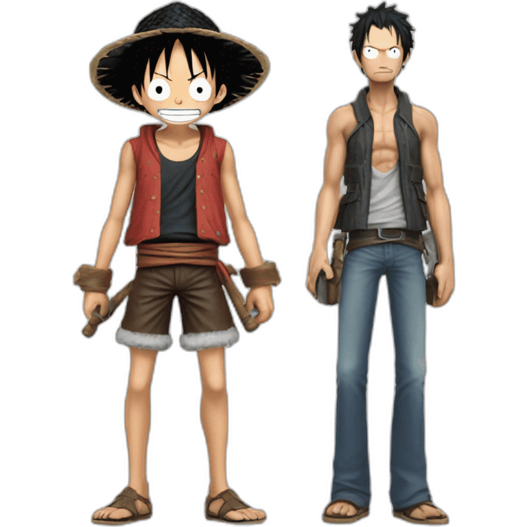 luffy vs daryl dickson emoji