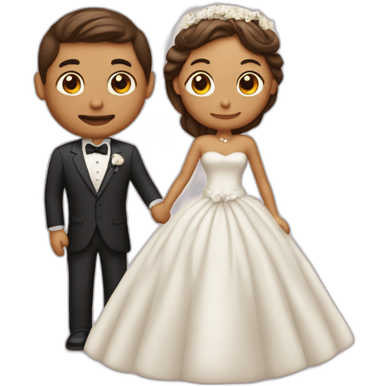 homme qui demmande une femme en mariage emoji