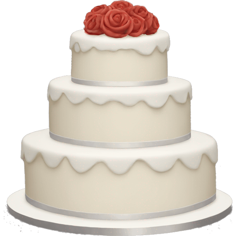 Wedding cake emoji