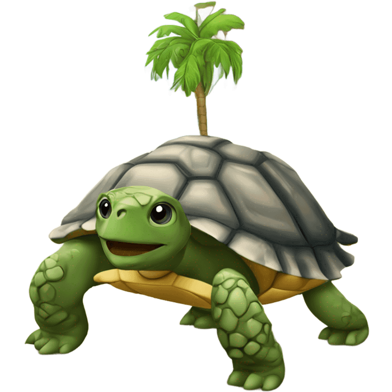 Tortuga con gráficas de Traiding  emoji