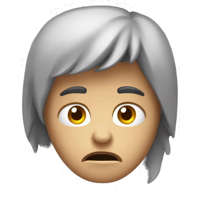 Stressed emoji