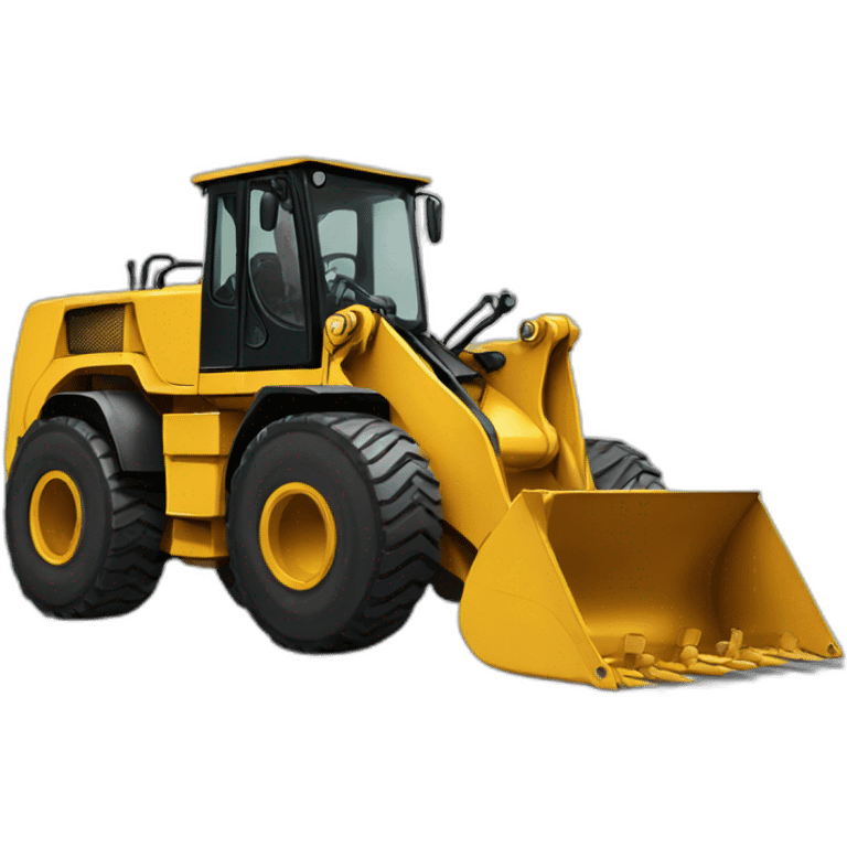 Wheel loader work emoji