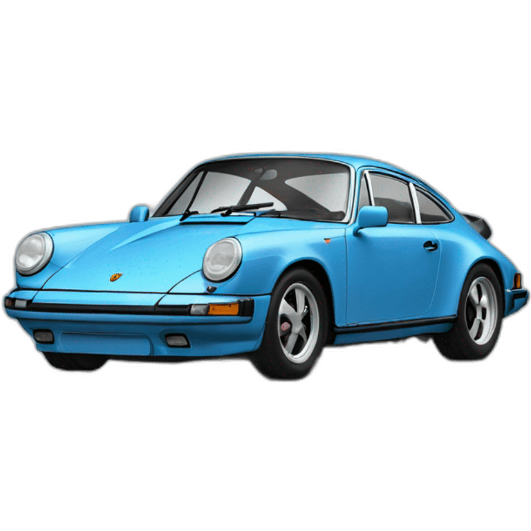 Porsche blue emoji