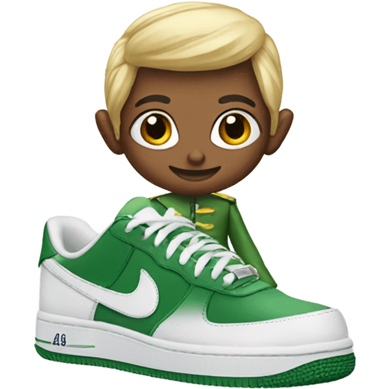 Elf in air force ones emoji