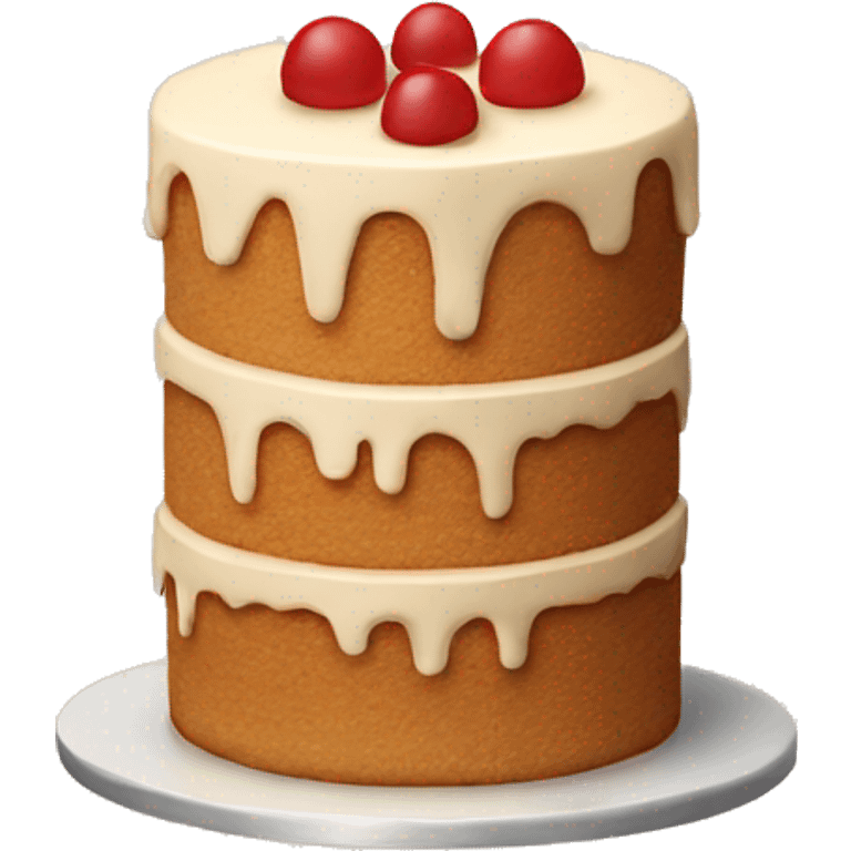 Beige cake emoji