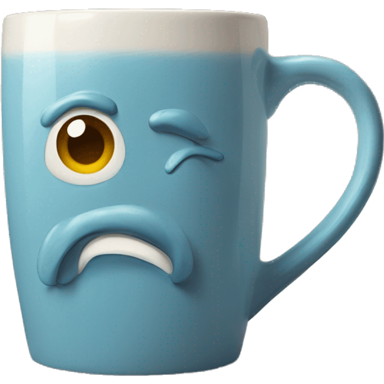 Artsy ceramic mug emoji