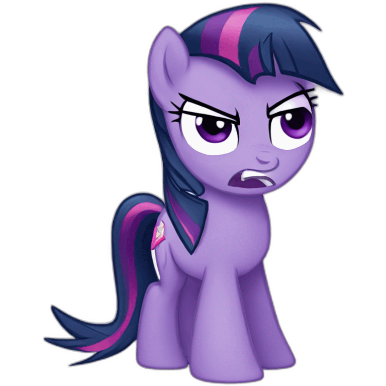 twilight sparkle angry emoji