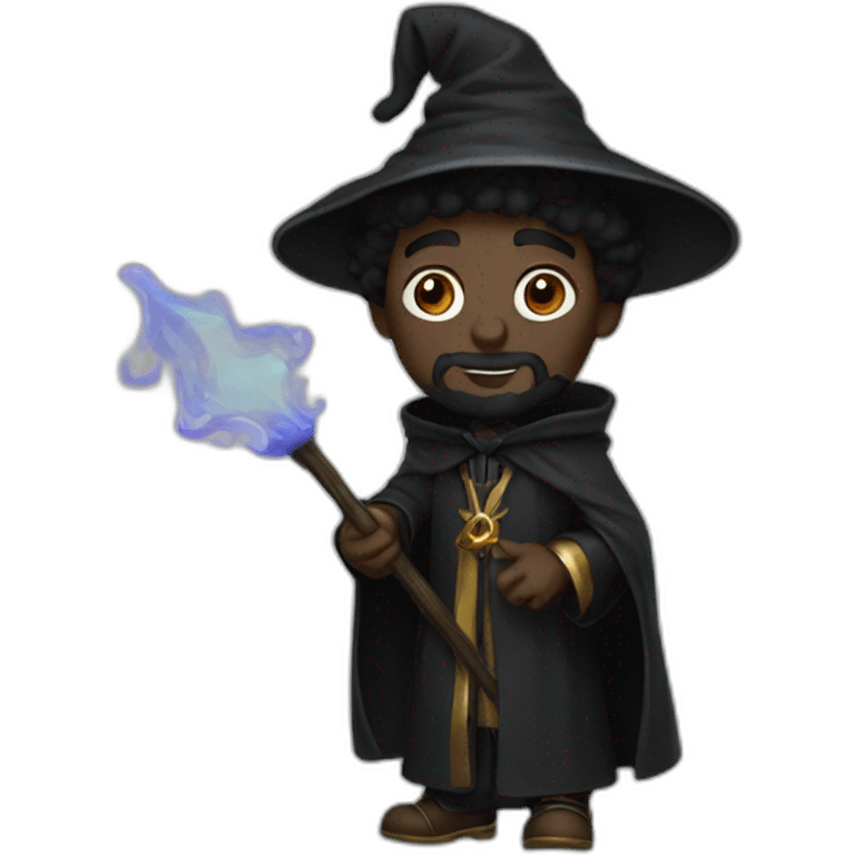 black wizard emoji