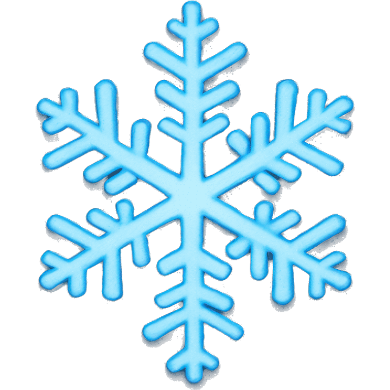 blue snowflake emoji