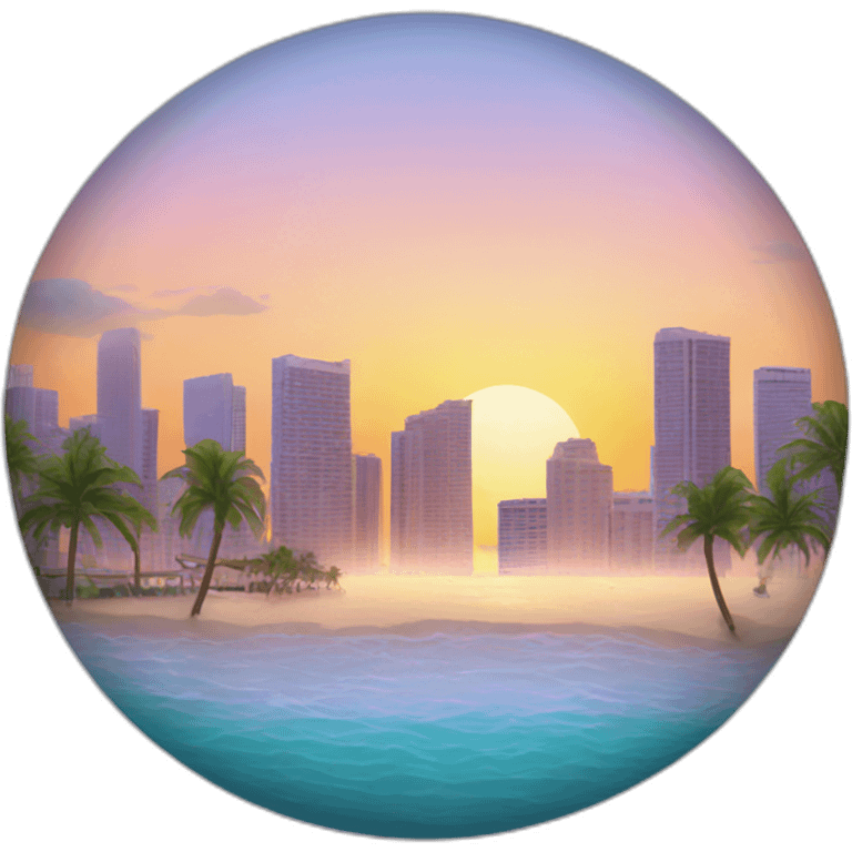 Miami emoji