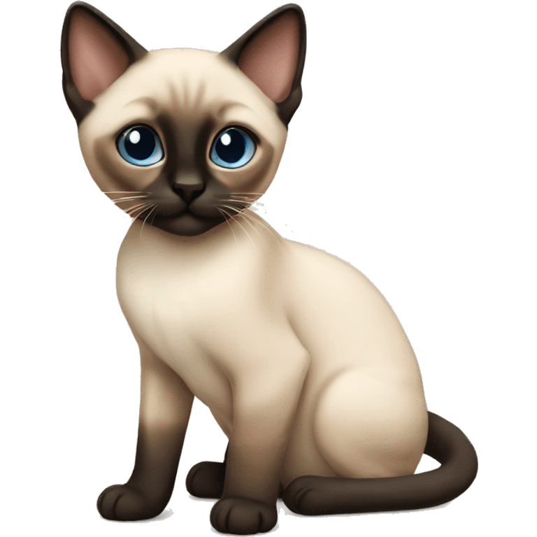 Siamese kitten emoji