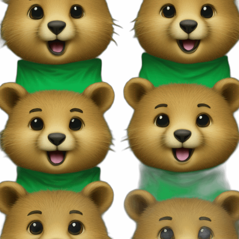 happy-coupple-quokka-one-of-them-is-wearing-green-sleeveless emoji