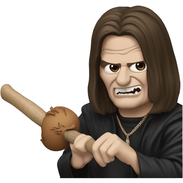 "Ozzy Osbourne eating bat" emoji