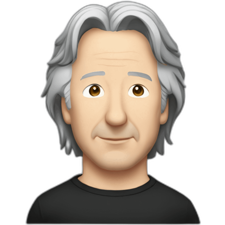 alan rickman wearing best uncle tshirt emoji