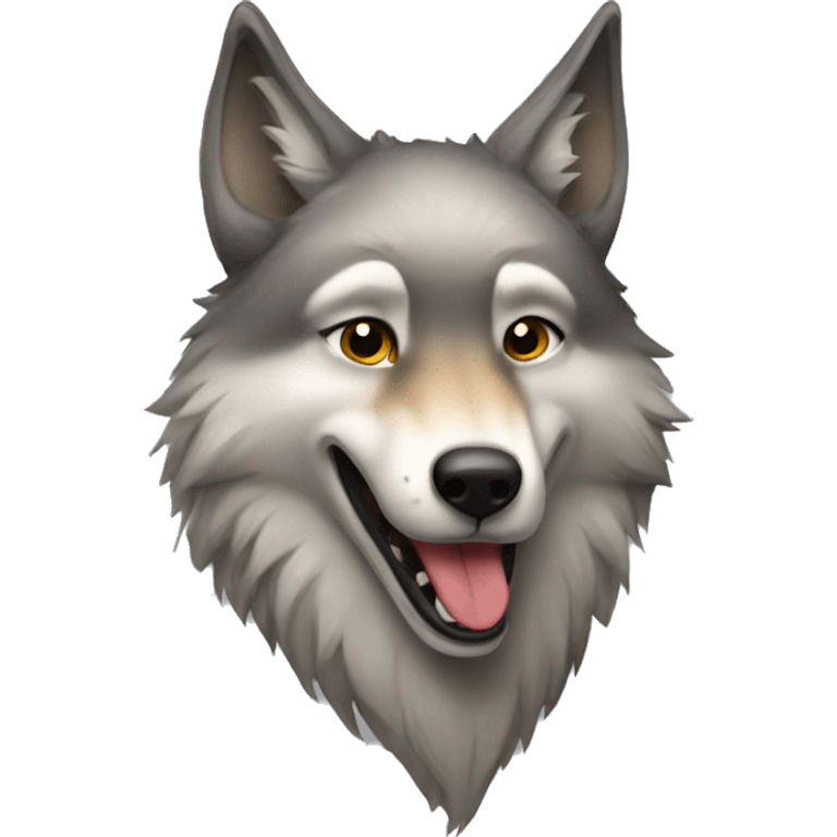 kissed Wolf emoji