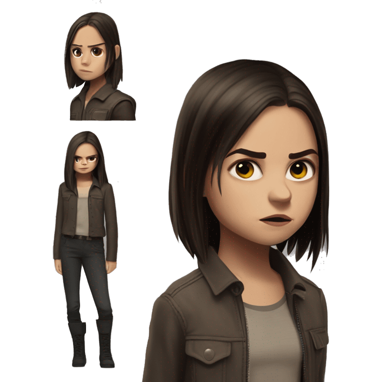  Dafne Keen x-23 mutant from Logan movie emoji