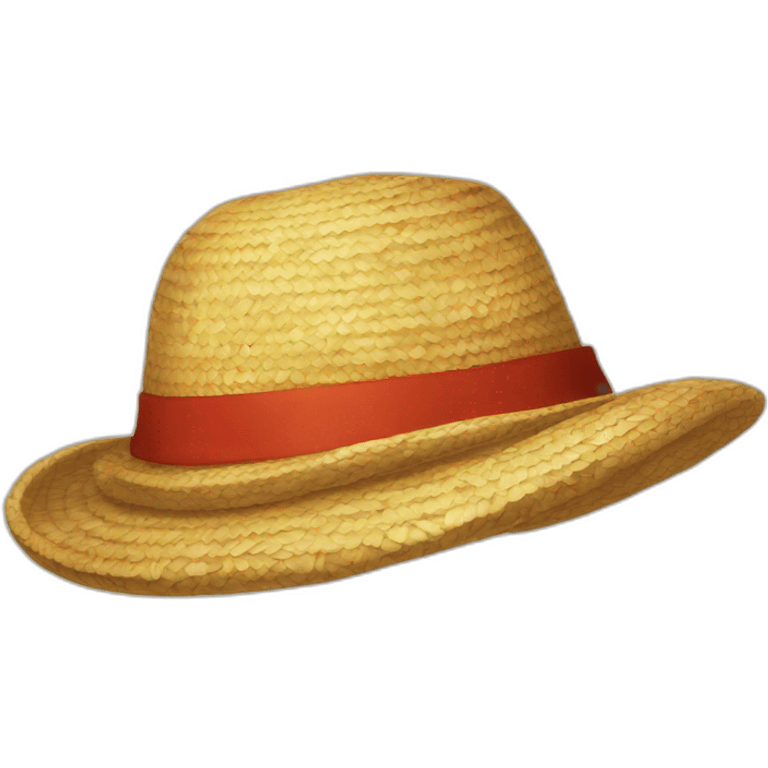 Chapeau de paille de luffy emoji