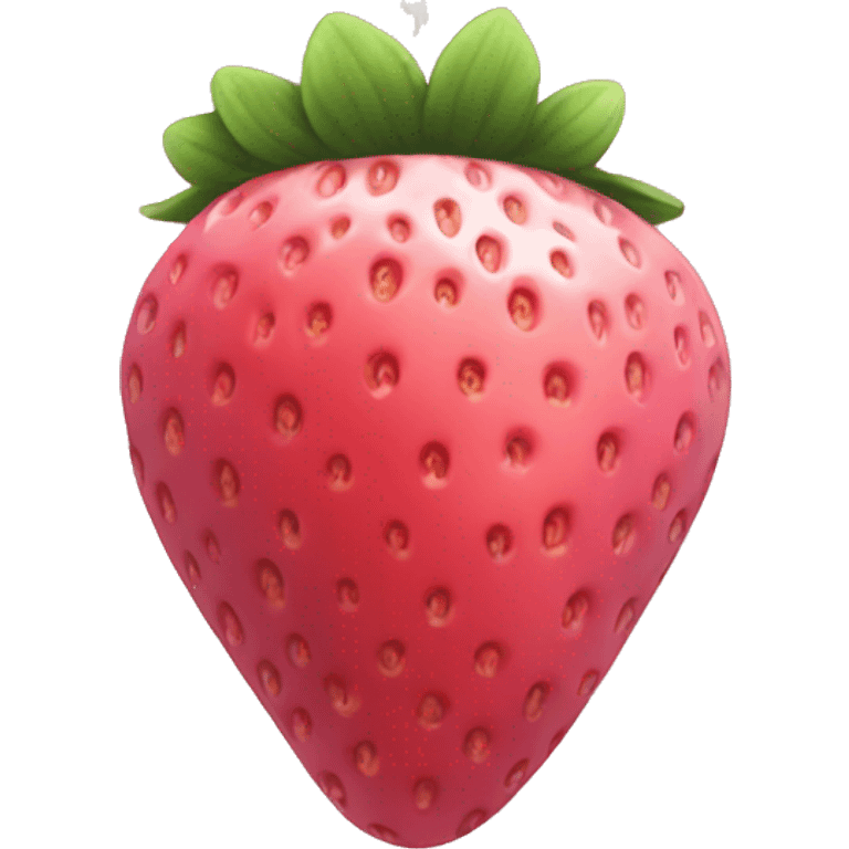 Baby pink strawberry emoji