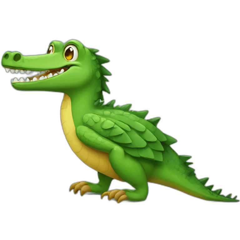 crocodile bird emoji