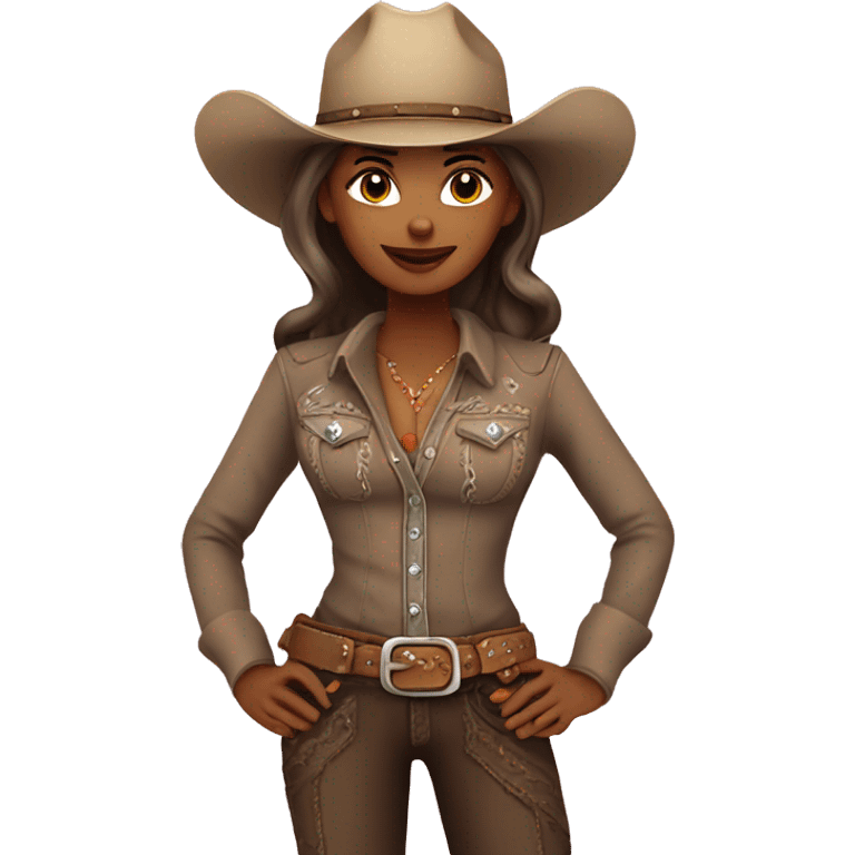 Coquette Cowgirl emoji