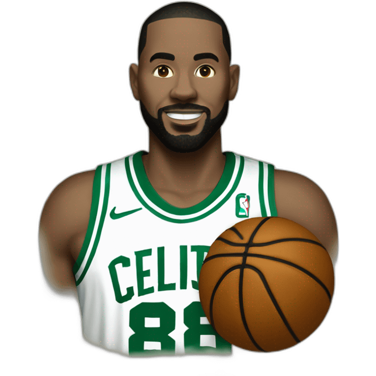 james p sullivan with green boston celtics jerssey emoji