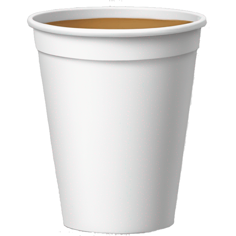 white paper cup emoji