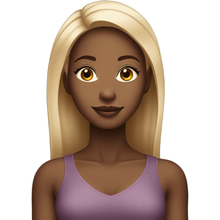 African American female emoji