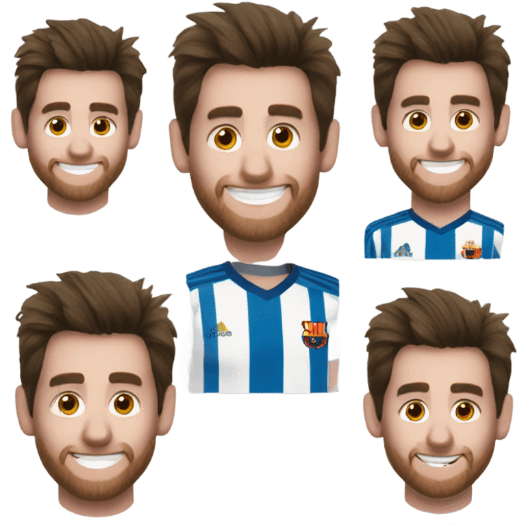 Messi smile emoji