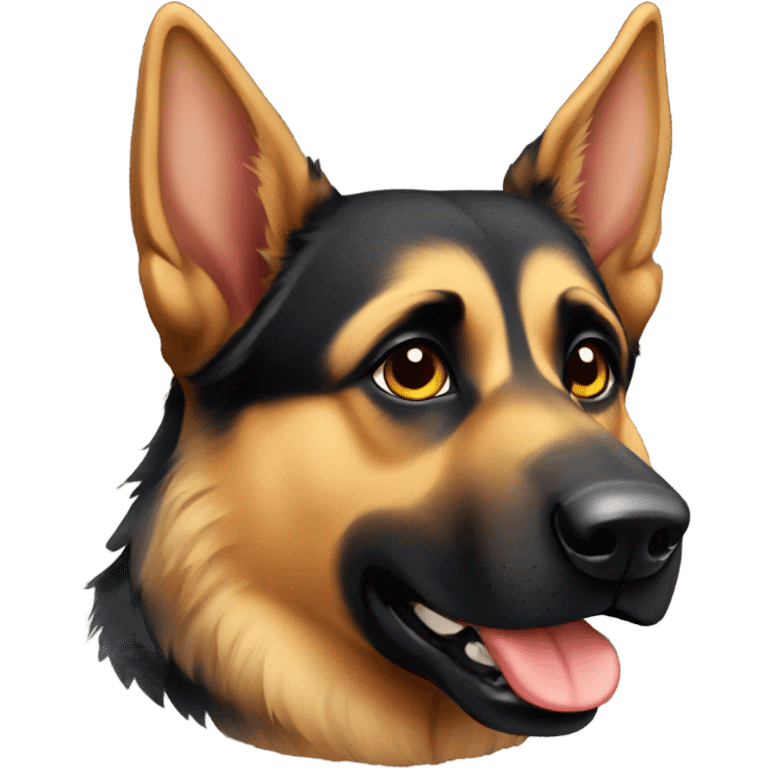 German shepherd  emoji