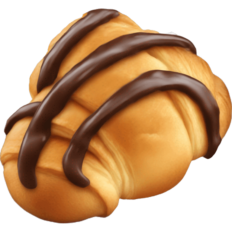 chocolate croissant  emoji