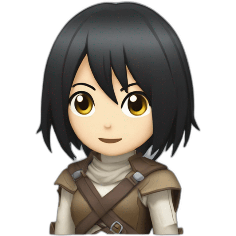 mikasa ackerman emoji