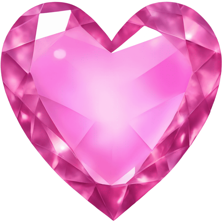 Sparkling pink heart emoji