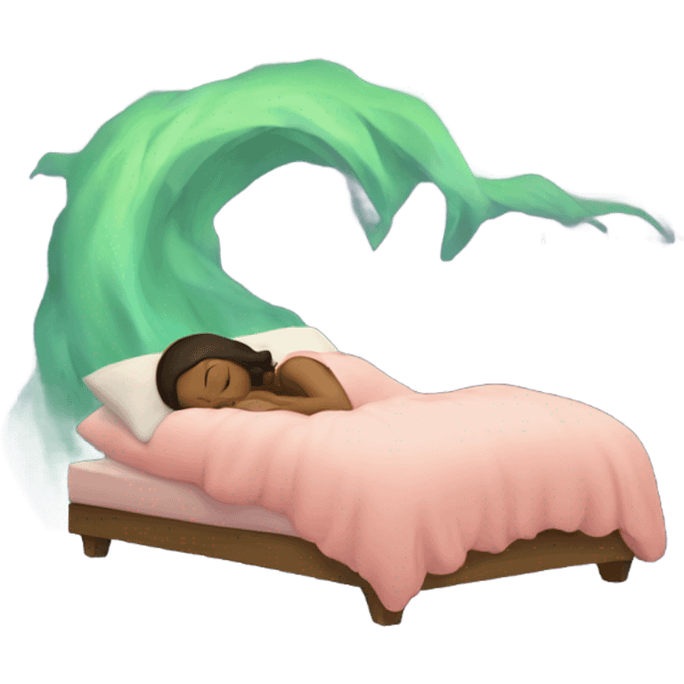 Aurora sleeping emoji