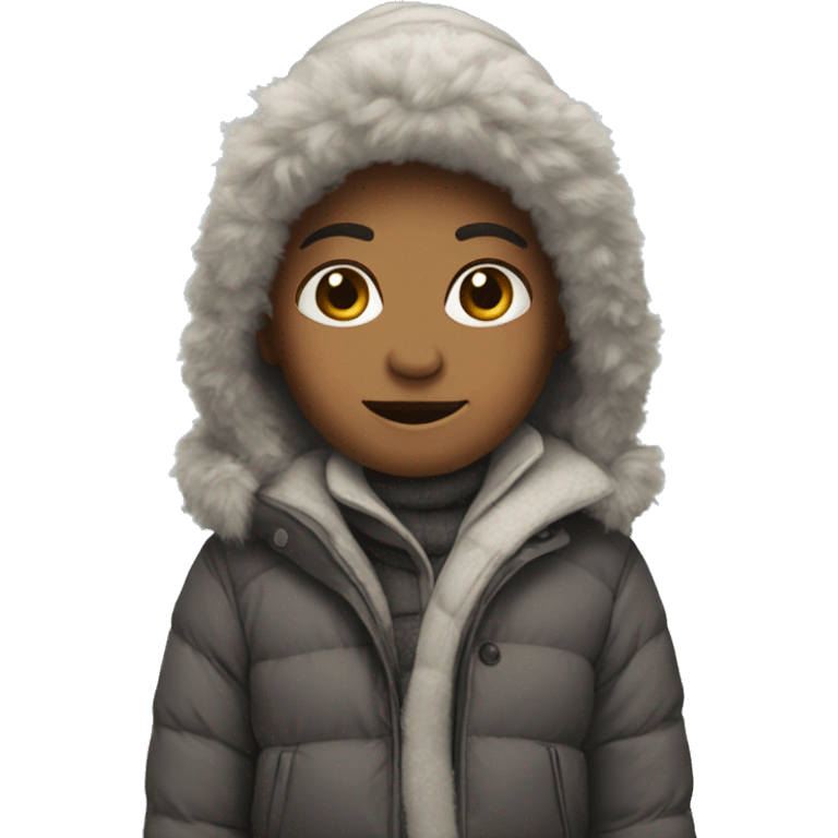 Winter outfit emoji