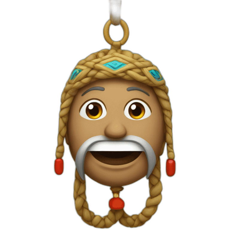 Nomad ornament with letters "OEJ" emoji