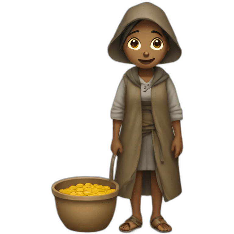 beggar woman emoji