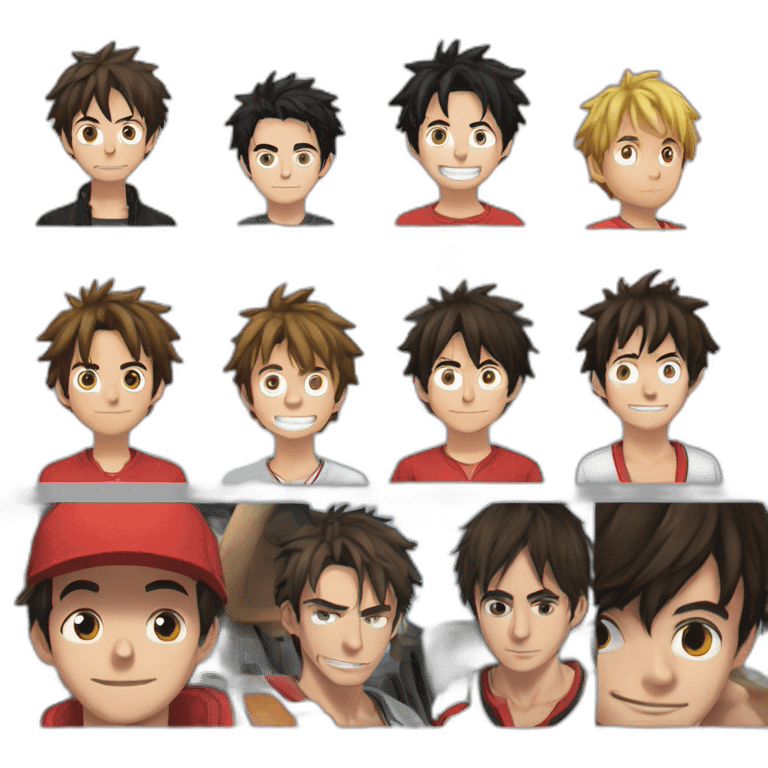 Luffy et charles leclerc emoji