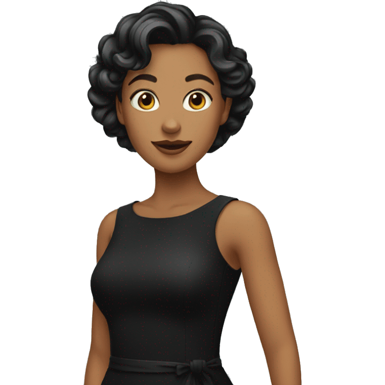 Black dress emoji