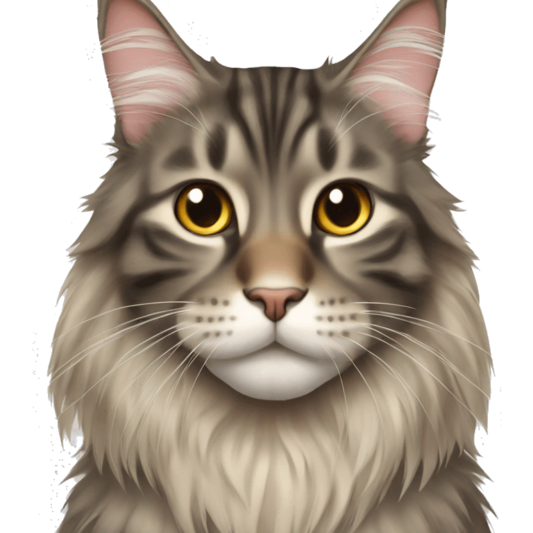 Maine coon cat emoji