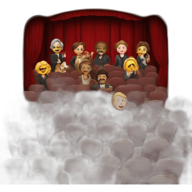 theater with artists emoji