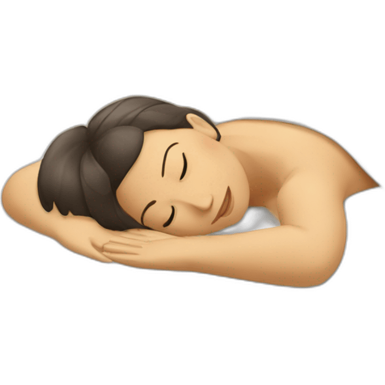 A massage emoji