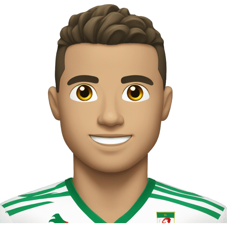 Ronaldo avec maillot de algérie emoji