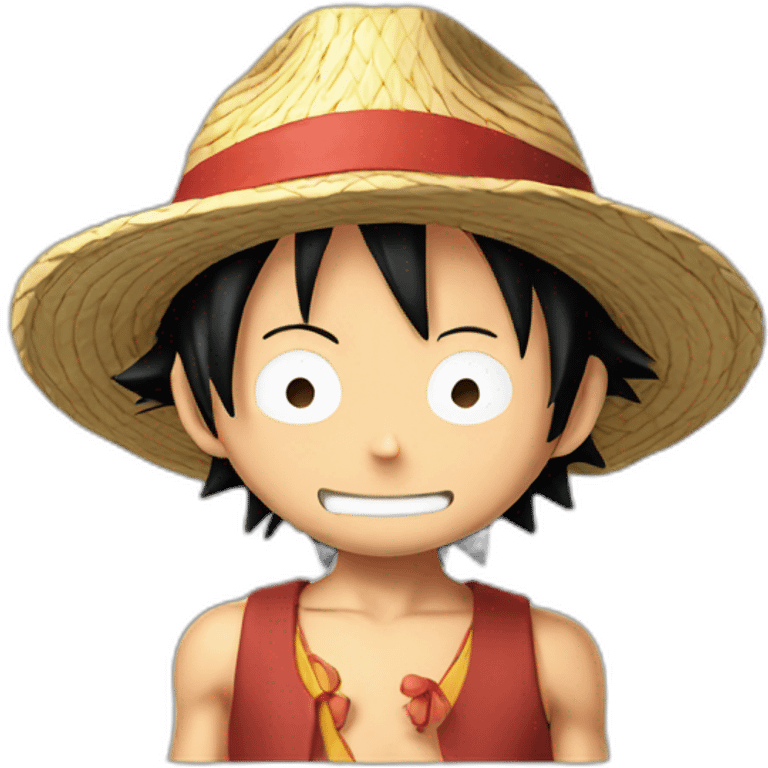 Luffy one pièce  emoji