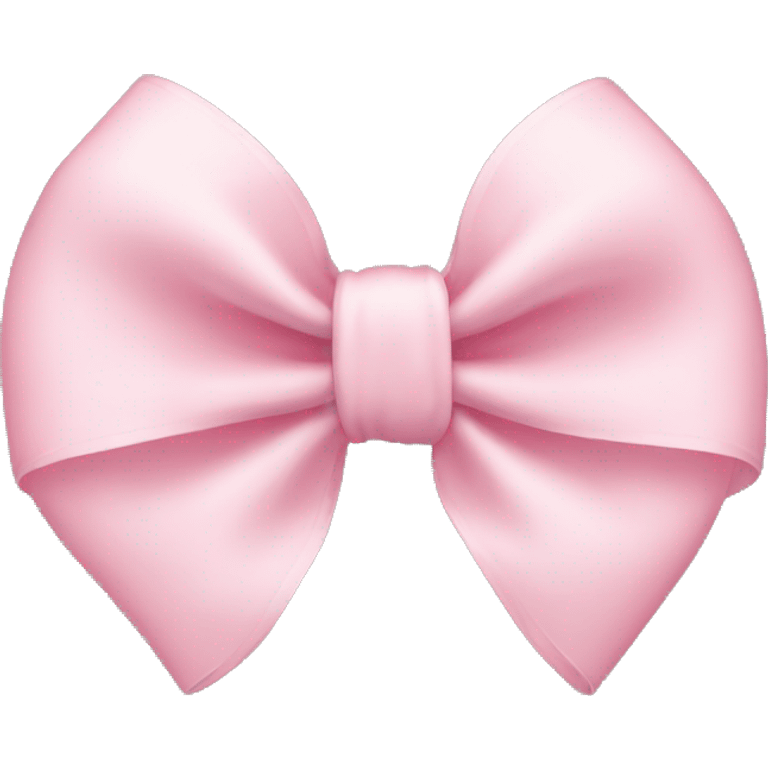 light pink bow emoji