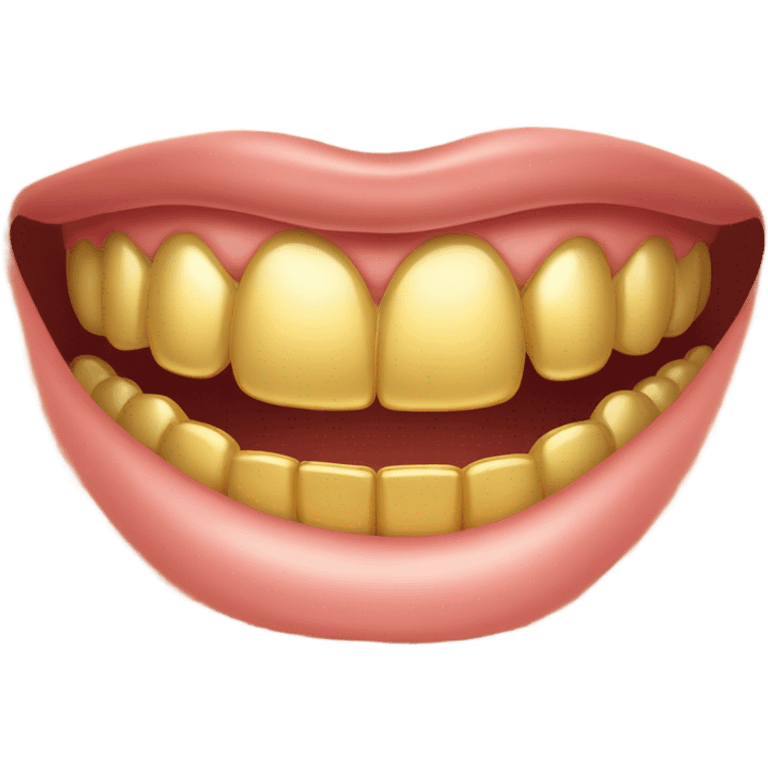 Gold tooth emoji