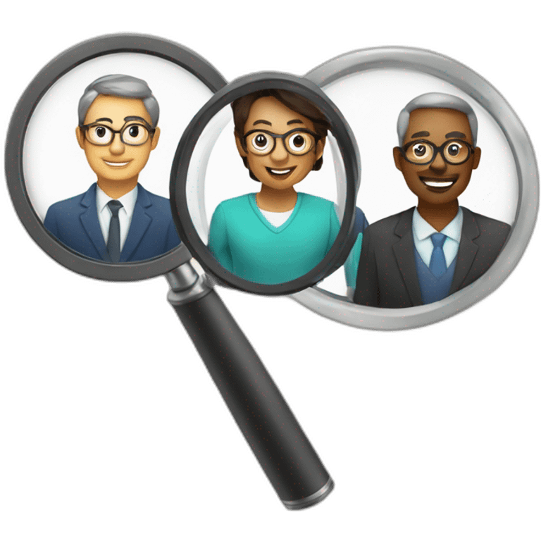 3 diverse experts + magnifying glass emoji