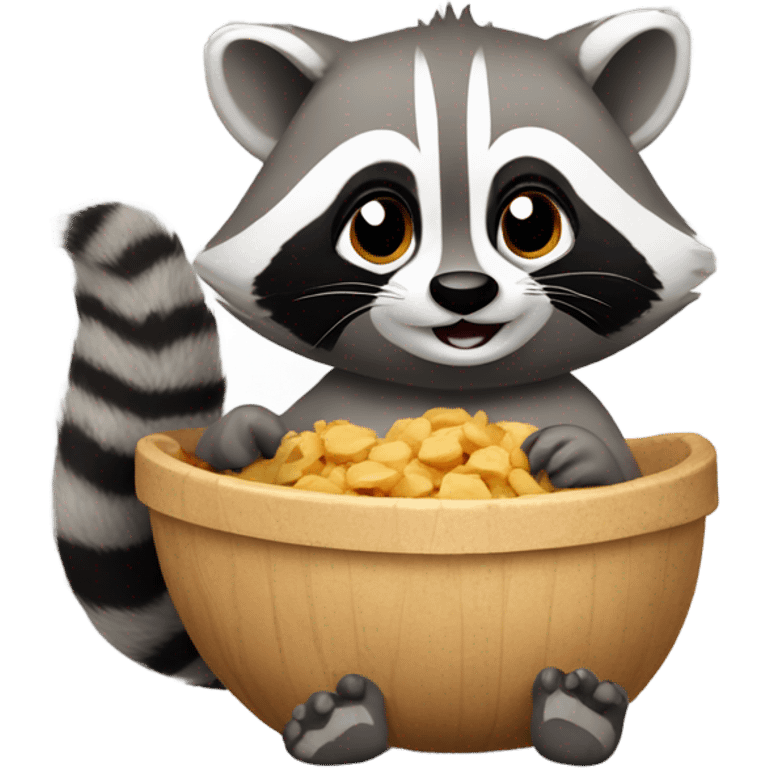 Trash panda emoji