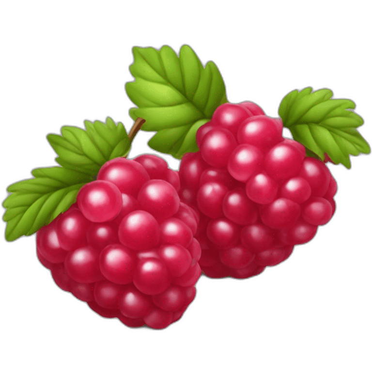 Des framboises emoji