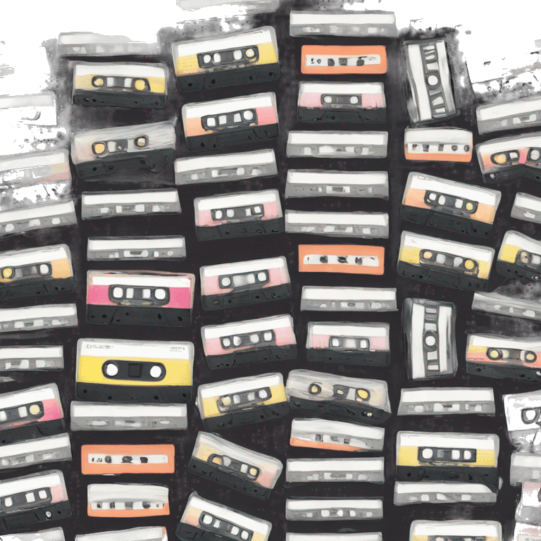 Cassette tapes emoji